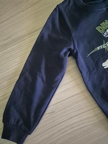 Tamno plavi duks marke TopMinu, veličine 110/116, sa štampanim na lalafo.rs — 2 Tamno plavi duks marke TopMinu, veličine 110/116, sa štampanim — 2