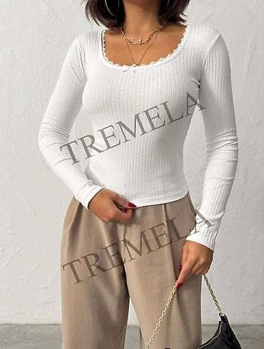 Ženska rebrasta majica dugim rukavima Dostupne veličine: S, M, L - na lalafo.rs — 2 Ženska rebrasta majica dugim rukavima Dostupne veličine: S, M, L - — 2