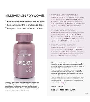 eko koza sa: Nutriplus Multivitamin for Women – kompleks vitamina i minerala na lalafo.rs — 1 eko koza sa: Nutriplus Multivitamin for Women – kompleks vitamina i minerala — 1