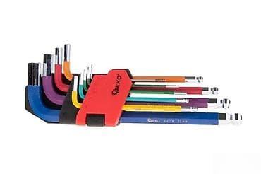 Set imbus ključeva u boji – Geko, dugački, sa kuglastom glavom - na lalafo.rs Set imbus ključeva u boji – Geko, dugački, sa kuglastom glavom -