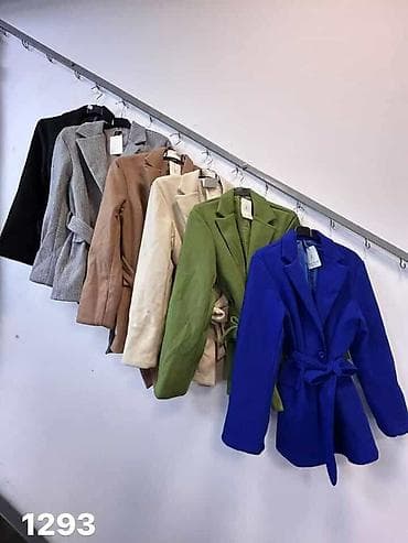 Ženski blejzer-kaput sa pojasom - Model: strukirani blejzer sa na lalafo.rs — 1 Ženski blejzer-kaput sa pojasom - Model: strukirani blejzer sa — 1