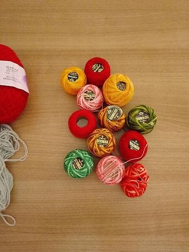 Sewing materials: Konac za heklanje/pletenje – više boja i veličina - Višebojni i at lalafo.rs — 1 Sewing materials: Konac za heklanje/pletenje – više boja i veličina - Višebojni i — 1