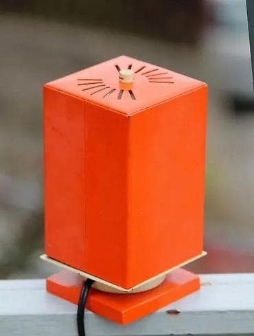Vtg Atomic Orange Burst Space Age Mid-Century stona lampa. Vintage at lalafo.rs — 8 Vtg Atomic Orange Burst Space Age Mid-Century stona lampa. Vintage — 8