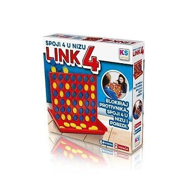 Društvena igra Link 4 – Spoji 4 u nizu - Strategijska igra za 2 na lalafo.rs Društvena igra Link 4 – Spoji 4 u nizu - Strategijska igra za 2