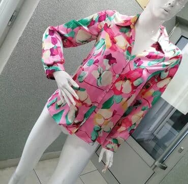 Zara, S (EU 36), Svila, Cvetni, bоја - Šareno na lalafo.rs Zara, S (EU 36), Svila, Cvetni, bоја - Šareno