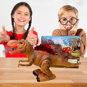 Interaktivni dinosaurus – igračka sa svetlima, zvukovima i “dimom” iz na lalafo.rs — 2 Interaktivni dinosaurus – igračka sa svetlima, zvukovima i “dimom” iz — 2