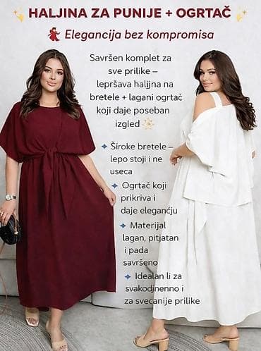 Women's Clothing: 04. ✨ HALJINA ZA PUNIJE + OGRTAČ ✨ 💃 Elegancija bez kompromisa at lalafo.rs — 3 Women's Clothing: 04. ✨ HALJINA ZA PUNIJE + OGRTAČ ✨ 💃 Elegancija bez kompromisa — 3