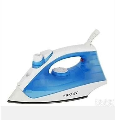 Irons: Pegla Sokany 1400w steam iron Dužina kabla (m) 1.8 Snaga (W) 1400 at lalafo.rs — 2 Irons: Pegla Sokany 1400w steam iron Dužina kabla (m) 1.8 Snaga (W) 1400 — 2