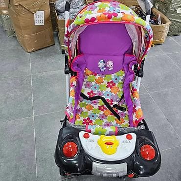 Dečija kolica sa šarom šarenih cvetića - Laka aluminijumska at lalafo.rs — 2 Dečija kolica sa šarom šarenih cvetića - Laka aluminijumska — 2