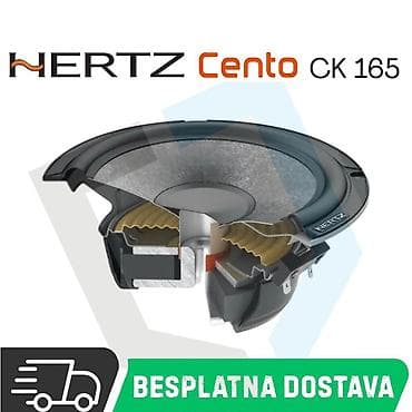Transport: Auto zvučnici HERTZ CENTO CK 165. Tehnički podaci: Snaga (Peak) 285 W at lalafo.rs — 3 Transport: Auto zvučnici HERTZ CENTO CK 165. Tehnički podaci: Snaga (Peak) 285 W — 3