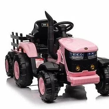 Toy Vehicles & Accessories: Dečji električni traktor sa prikolicom – roze boja, 12V + daljinski at lalafo.rs — 7 Toy Vehicles & Accessories: Dečji električni traktor sa prikolicom – roze boja, 12V + daljinski — 7