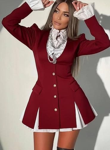 💫Elegantna ženska haljina-sako sa plisiranim detaljima
✅3300 din
Uni na lalafo.rs — 1 💫Elegantna ženska haljina-sako sa plisiranim detaljima
✅3300 din
Uni — 1