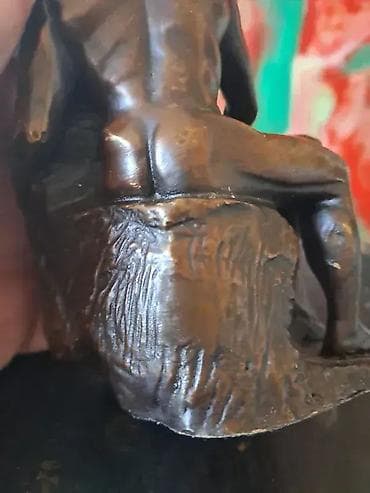 Rodenova bronzana reprodukcija. Visina 11cm na lalafo.rs — 5 Rodenova bronzana reprodukcija. Visina 11cm — 5