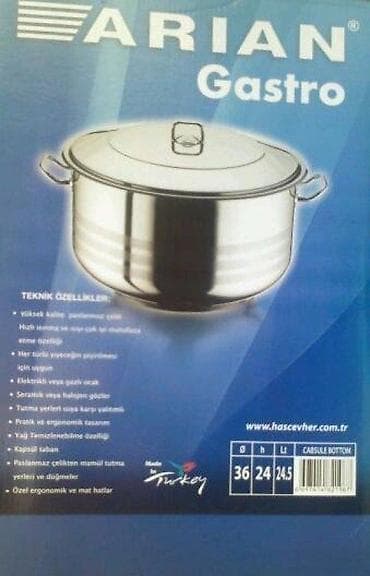 Home & Garden: Serpa Arian gastro 25L NOVO. Opis proizvoda: Zapremina 25 litara at lalafo.rs — 4 Home & Garden: Serpa Arian gastro 25L NOVO. Opis proizvoda: Zapremina 25 litara — 4