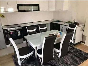 Trpezarijski set – sto sa staklenom pločom i 6 stolica - Dizajn na lalafo.rs — 6 Trpezarijski set – sto sa staklenom pločom i 6 stolica - Dizajn — 6