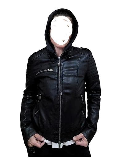 Ženska biker jakna sa kapuljačom Fb sister– crna - Model: FB Sister na lalafo.rs — 2 Ženska biker jakna sa kapuljačom Fb sister– crna - Model: FB Sister — 2