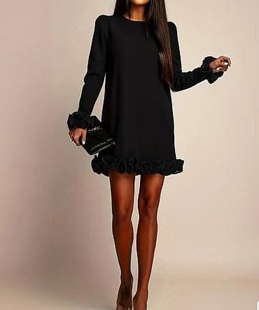 divide haljina tunika: Haljina sirkasta sa blago puf rukavim i karnerima. Crna,borda,tamno at lalafo.rs — 2 divide haljina tunika: Haljina sirkasta sa blago puf rukavim i karnerima. Crna,borda,tamno — 2