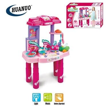 Dečije kuhinje: Dečija kuhinja HUANUO – interaktivni set za igru - Kompletna kuhinja na lalafo.rs — 1 Dečije kuhinje: Dečija kuhinja HUANUO – interaktivni set za igru - Kompletna kuhinja — 1