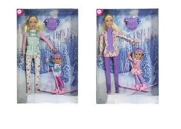 Set lutaka – mama i ćerka na skijanju - Tematski komplet sa dve na lalafo.rs Set lutaka – mama i ćerka na skijanju - Tematski komplet sa dve