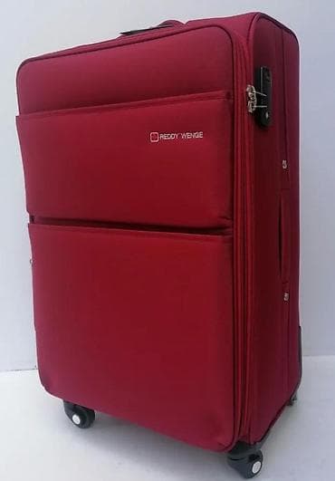 Travel suitcases and bags: Veliki putni kofer na točkićima – crveni - Materijal: mekani tekstil at lalafo.rs — 7 Travel suitcases and bags: Veliki putni kofer na točkićima – crveni - Materijal: mekani tekstil — 7