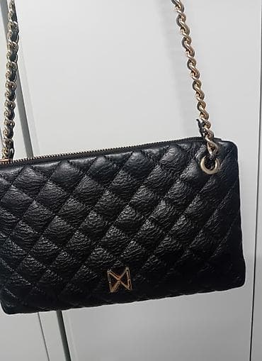 Elegantna crna MZONA ženska torbica sa prošivenim (quilting) dezenom na lalafo.rs — 2 Elegantna crna MZONA ženska torbica sa prošivenim (quilting) dezenom — 2