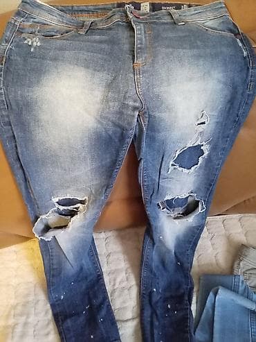 Ženske pantalone – set od 4 para - Farmerke skinny kroja, tamno-plavi na lalafo.rs Ženske pantalone – set od 4 para - Farmerke skinny kroja, tamno-plavi