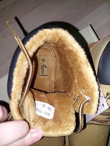 Čizme Lusso – muški model - Boja: žuta (camel) sa crnim ojačanjem oko na lalafo.rs — 6 Čizme Lusso – muški model - Boja: žuta (camel) sa crnim ojačanjem oko — 6