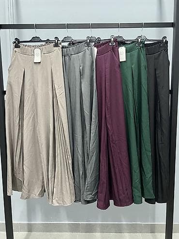 pantalone butiku ali: 🔥Top zenske široke pantalone sa plisiranim panelima ✅Cena 2500 din na lalafo.rs — 4 pantalone butiku ali: 🔥Top zenske široke pantalone sa plisiranim panelima ✅Cena 2500 din — 4