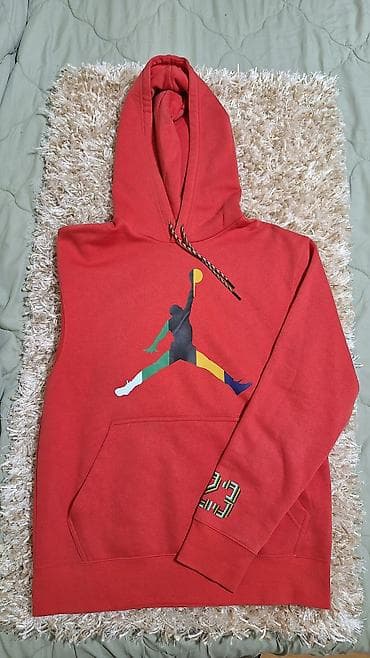 Crvena dukserica sa kapuljačom, original Jordan. - Mekan, srednje na lalafo.rs — 1 Crvena dukserica sa kapuljačom, original Jordan. - Mekan, srednje — 1