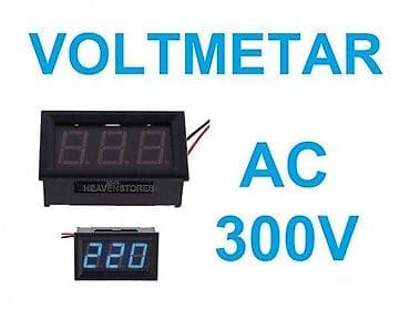 Digitalni AC voltmetar 300V - Opseg merenja: 0–300 V AC (naizmenična na lalafo.rs Digitalni AC voltmetar 300V - Opseg merenja: 0–300 V AC (naizmenična