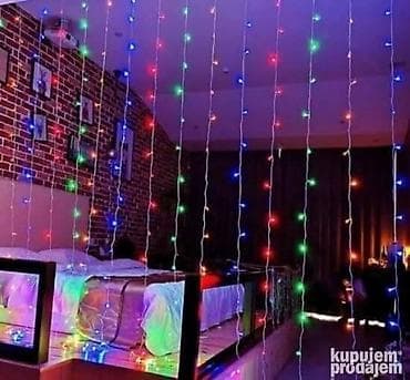 LED Zavese za Dekoraciju 3x3m Vise boja Potpuno nove LED zavese, koje na lalafo.rs — 6 LED Zavese za Dekoraciju 3x3m Vise boja Potpuno nove LED zavese, koje — 6