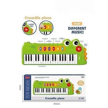 Kreativne i edukativne igračke: Dečiji sintisajzer “Crocodile piano” – 37 dirki - Veseli dizajn na lalafo.rs — 1 Kreativne i edukativne igračke: Dečiji sintisajzer “Crocodile piano” – 37 dirki - Veseli dizajn — 1