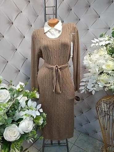 Ostalo: Pleteni ženski komplet-haljina - Model: pripijena pletena haljina do na lalafo.rs — 2 Ostalo: Pleteni ženski komplet-haljina - Model: pripijena pletena haljina do — 2