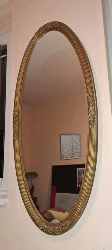 Antique Decor: Staro, drveno ogledalo sa ramom u boji starog zlata. Ogledalo je u at lalafo.rs — 2 Antique Decor: Staro, drveno ogledalo sa ramom u boji starog zlata. Ogledalo je u — 2