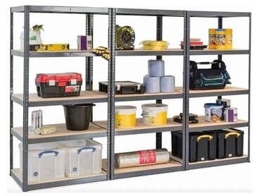 AKCIJA Metalne skladišne police – 5 nivoa, 1800 × 900 × 400 mm - na lalafo.rs AKCIJA Metalne skladišne police – 5 nivoa, 1800 × 900 × 400 mm -