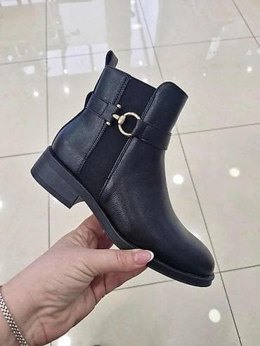 Ženske gležnjače – klasičan model sa ukrasnom kopčom - Stil na lalafo.rs — 1 Ženske gležnjače – klasičan model sa ukrasnom kopčom - Stil — 1