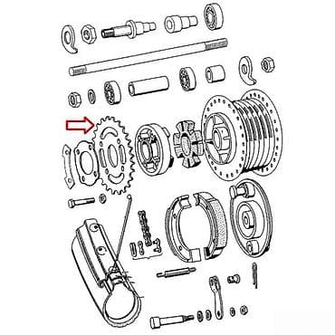 Bike accessories: Zadnji lančanik 32 zuba – Tomos - Tip: zadnji lančanik (sprocket) za at lalafo.rs — 2 Bike accessories: Zadnji lančanik 32 zuba – Tomos - Tip: zadnji lančanik (sprocket) za — 2