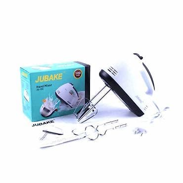 Ručni mikser JUBAKE JU-133 - Snaga: 100 W (označeno na pakovanju) - 7 na lalafo.rs — 1 Ručni mikser JUBAKE JU-133 - Snaga: 100 W (označeno na pakovanju) - 7 — 1