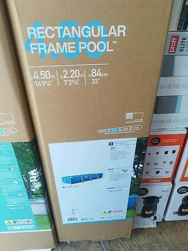 Pravougaoni montažni bazen – Intex Rectangular Frame Pool - na lalafo.rs Pravougaoni montažni bazen – Intex Rectangular Frame Pool -