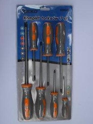 Tools & Equipment: GEKO set odvijača – Torx komplet, 7 delova (model G30549) Sadržaj at lalafo.rs — 3 Tools & Equipment: GEKO set odvijača – Torx komplet, 7 delova (model G30549) Sadržaj — 3