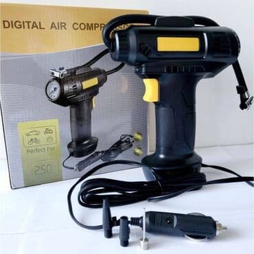 Hammers: Prenosni auto kompresor za vazduh (12V) - Ručni pištolj-kompresor sa at lalafo.rs — 2 Hammers: Prenosni auto kompresor za vazduh (12V) - Ručni pištolj-kompresor sa — 2
