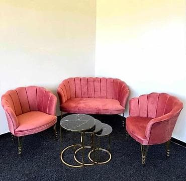 02. Shell set ( 2 fotelje + dvosed ) -Cena za set : 390e na lalafo.rs — 3 02. Shell set ( 2 fotelje + dvosed ) -Cena za set : 390e — 3