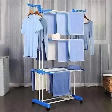 Stalak za veš na tri nivoa – Idealan za male prostore Ovaj metalni na lalafo.rs — 4 Stalak za veš na tri nivoa – Idealan za male prostore Ovaj metalni — 4