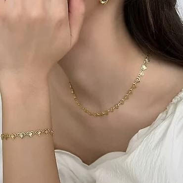 Jewellery sets: Ogrlica + narukvica
Cena:1400din at lalafo.rs — 5 Jewellery sets: Ogrlica + narukvica
Cena:1400din — 5