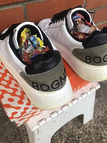 Bogner patike – bele kožne lifestyle/sneakers patike sa crnim pertlama at lalafo.rs — 4 Bogner patike – bele kožne lifestyle/sneakers patike sa crnim pertlama — 4