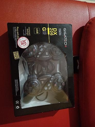 Gigatech DX-206 – set od 2 USB žičana gejmpeda - Digitalni d‑pad na lalafo.rs — 1 Gigatech DX-206 – set od 2 USB žičana gejmpeda - Digitalni d‑pad — 1