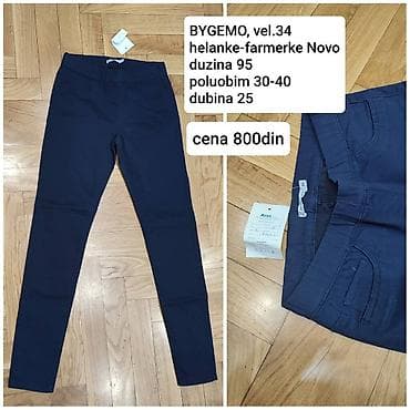 BYGEMO helanke–farmerke, veličina 34. - Tamnoplave, uske nogavice na lalafo.rs — 3 BYGEMO helanke–farmerke, veličina 34. - Tamnoplave, uske nogavice — 3