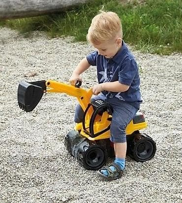 Dečiji bager – vozilo na guranje sa radnom kašikom - Realističan na lalafo.rs Dečiji bager – vozilo na guranje sa radnom kašikom - Realističan