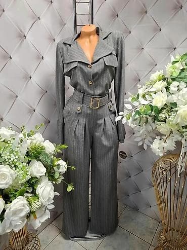 pantalone gina benotti: Ženski elegantni komplet sa prugama – košulja i pantalone sa visokim na lalafo.rs — 1 pantalone gina benotti: Ženski elegantni komplet sa prugama – košulja i pantalone sa visokim — 1