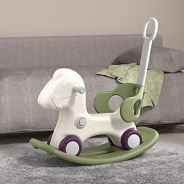 Dečija 3-u-1 igračka: ljuljaška konjić, guralica i vozić sa točkićima na lalafo.rs Dečija 3-u-1 igračka: ljuljaška konjić, guralica i vozić sa točkićima